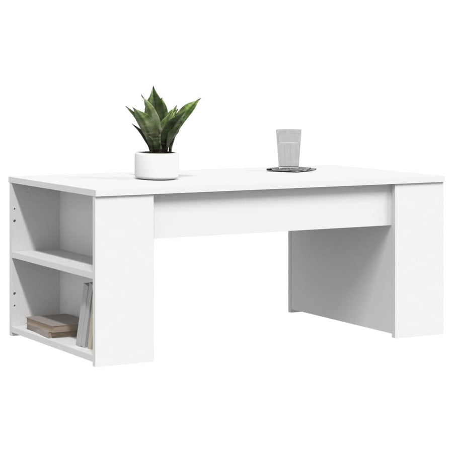 Salontafel 102x50x42 cm bewerkt hout zwart