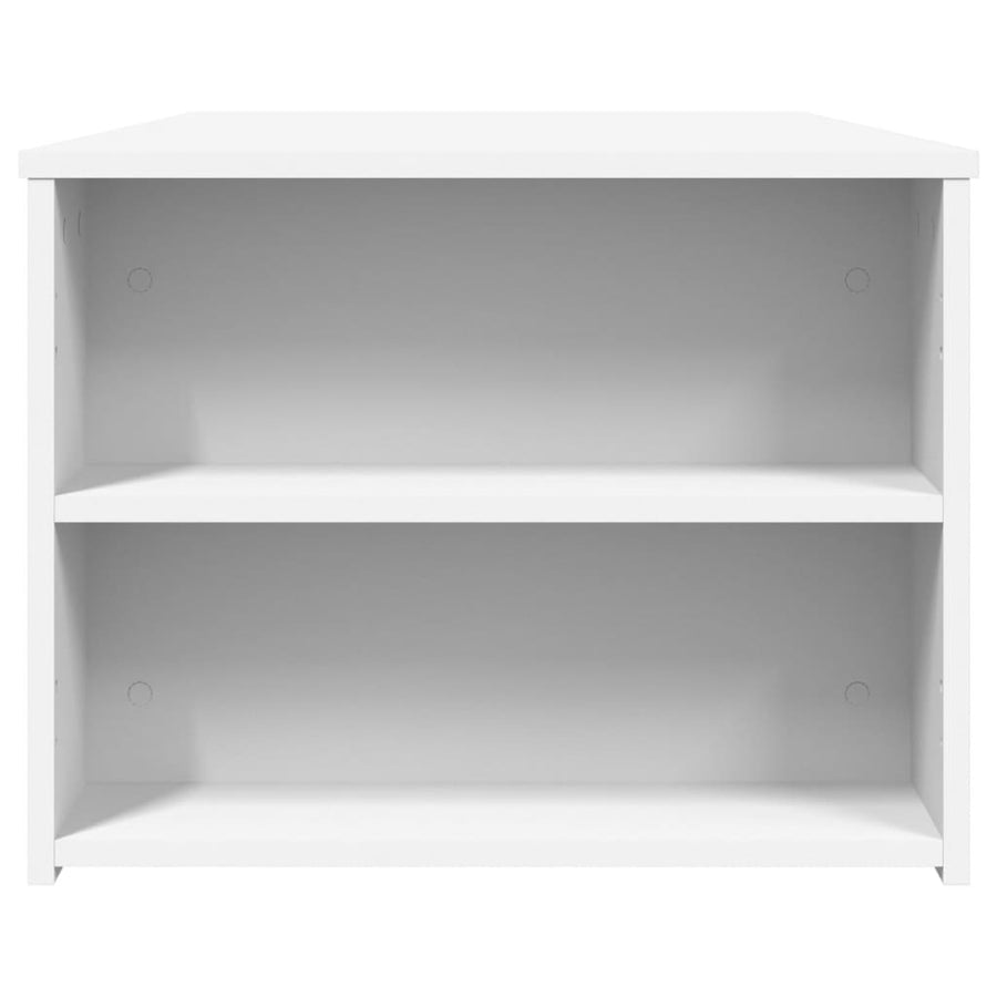 Salontafel 102x50x42 cm bewerkt hout zwart
