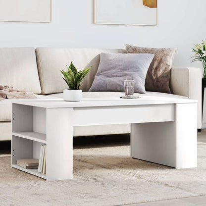 Salontafel 102x50x42 cm bewerkt hout zwart