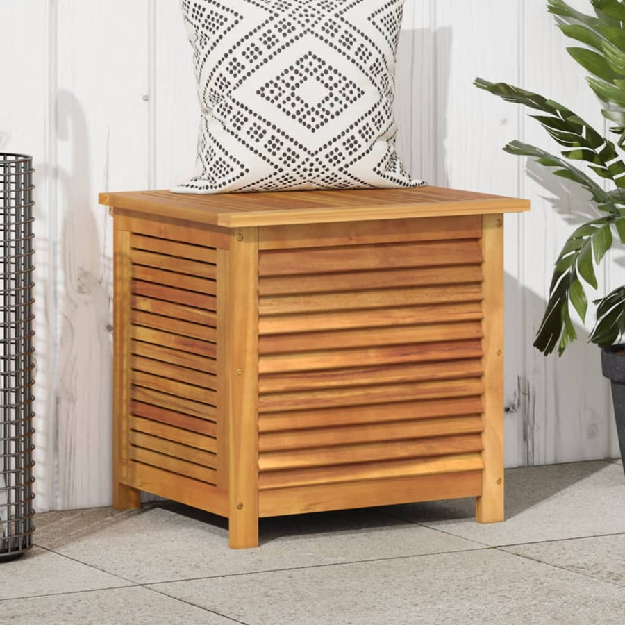 Tuinbox Met Jaloezieën 60X50X56 Cm Massief Acaciahout