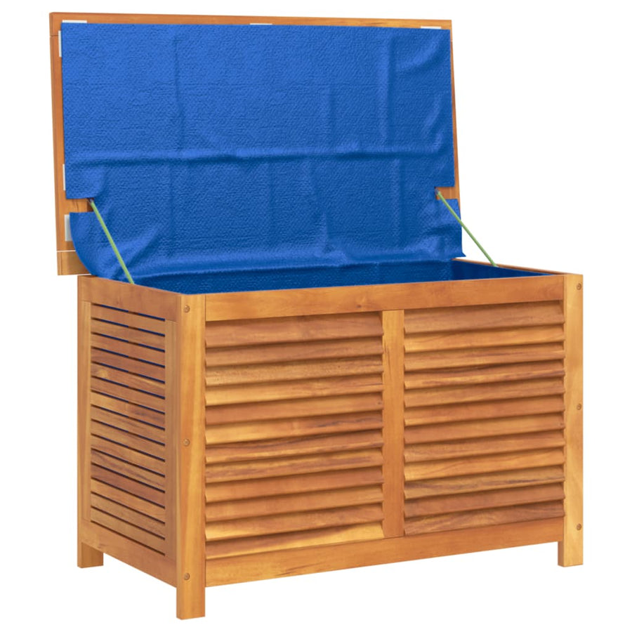 Tuinbox Met Jaloezieën 90X50X56 Cm Massief Acaciahout