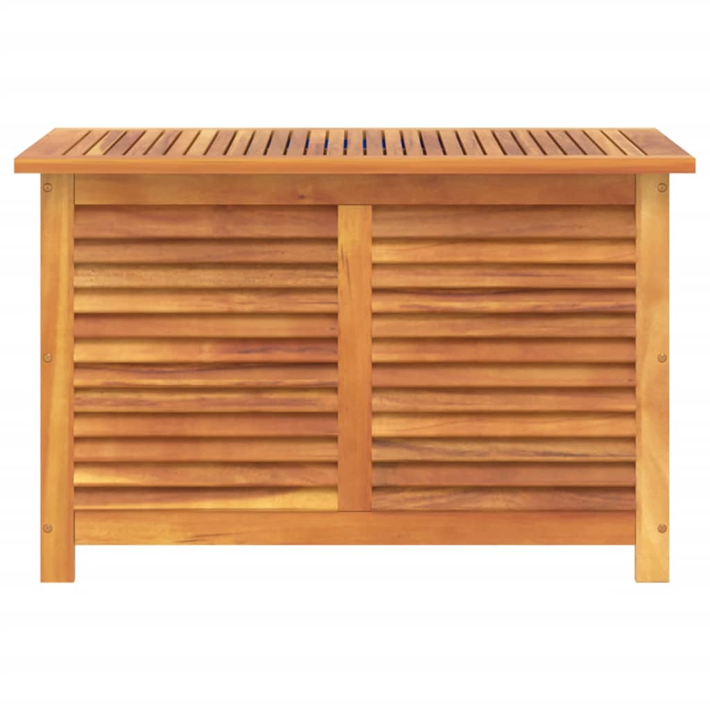 Tuinbox Met Jaloezieën 90X50X56 Cm Massief Acaciahout