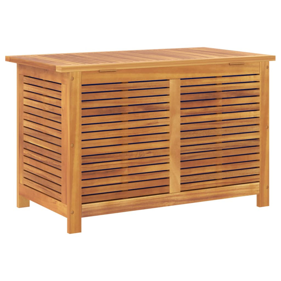Tuinbox Met Jaloezieën 90X50X56 Cm Massief Acaciahout