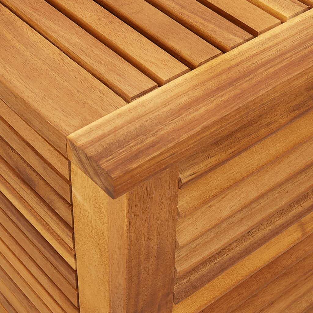 Tuinbox Met Jaloezieën 90X50X56 Cm Massief Acaciahout