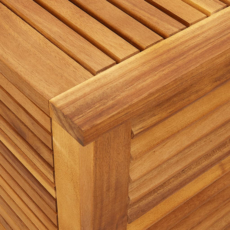 Tuinbox Met Jaloezieën 90X50X56 Cm Massief Acaciahout