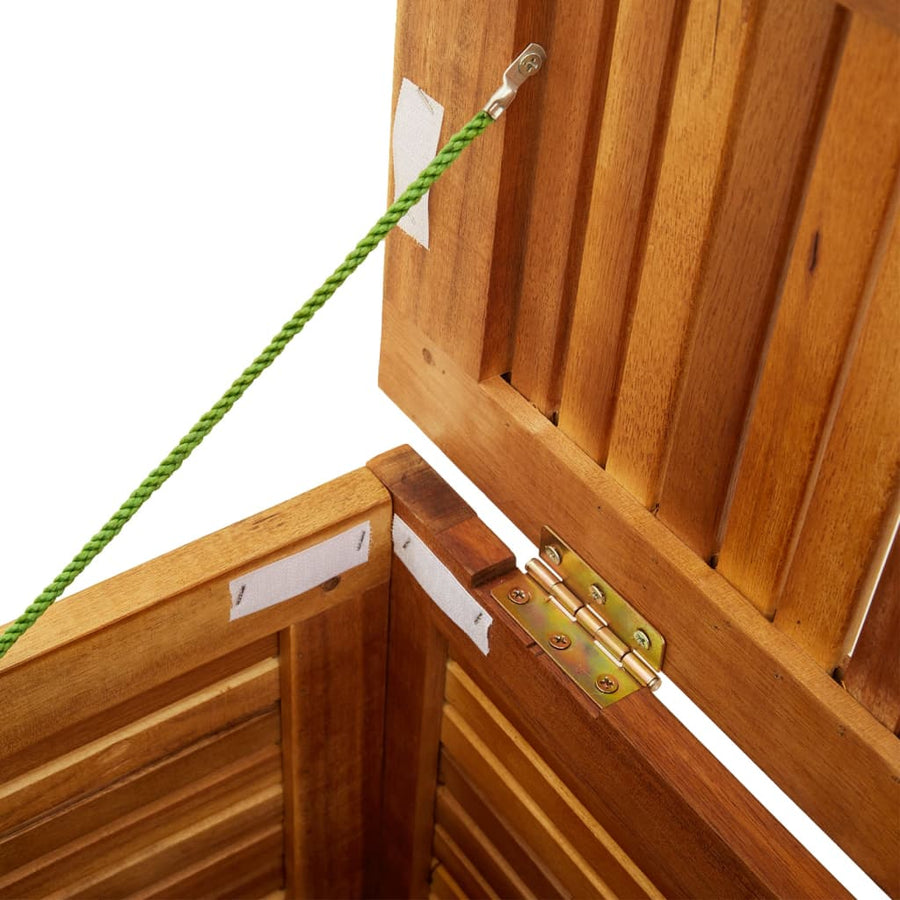 Tuinbox Met Jaloezieën 90X50X56 Cm Massief Acaciahout