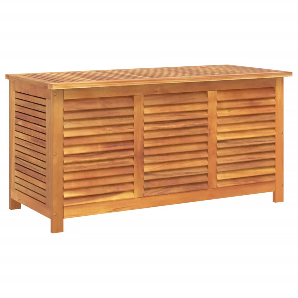 Tuinbox Met Jaloezieën 113X50X56 Cm Massief Acaciahout