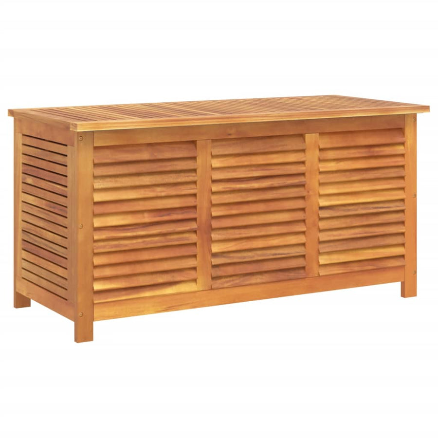 Tuinbox Met Jaloezieën 113X50X56 Cm Massief Acaciahout