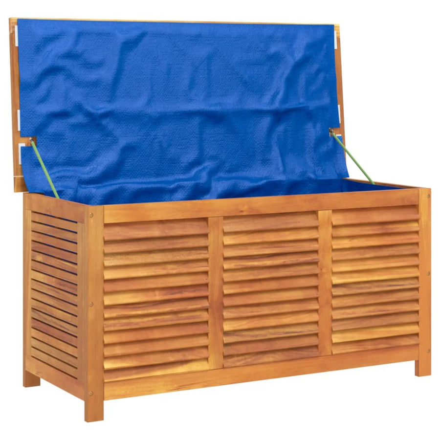 Tuinbox Met Jaloezieën 113X50X56 Cm Massief Acaciahout
