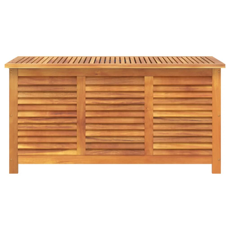 Tuinbox Met Jaloezieën 113X50X56 Cm Massief Acaciahout