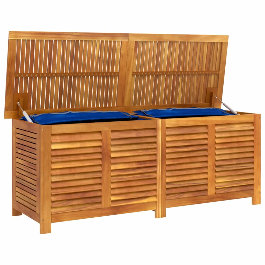 Tuinbox Met Jaloezieën 150X50X56 Cm Massief Acaciahout