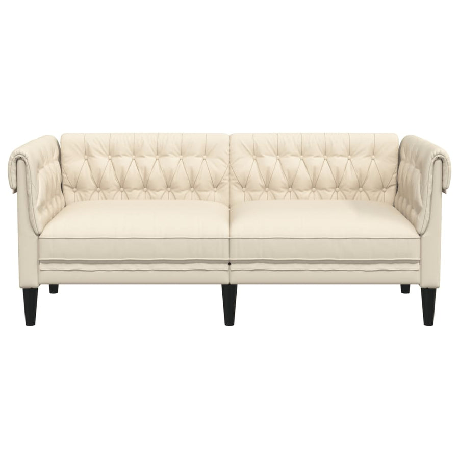 Tweezitsbank Chesterfield-stijl stof