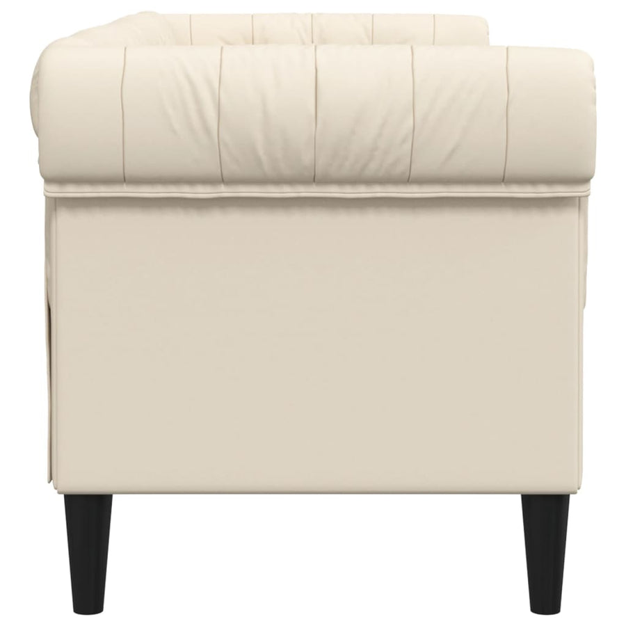 Tweezitsbank Chesterfield-stijl stof