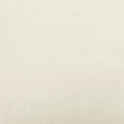 Fauteuil fluweel crèmekleurig