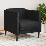 Fauteuil stof zwart 69x76,5x74,5 cm