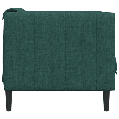 Fauteuil stof donkergroen