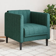 Fauteuil stof donkergroen 69x76,5x74,5 cm