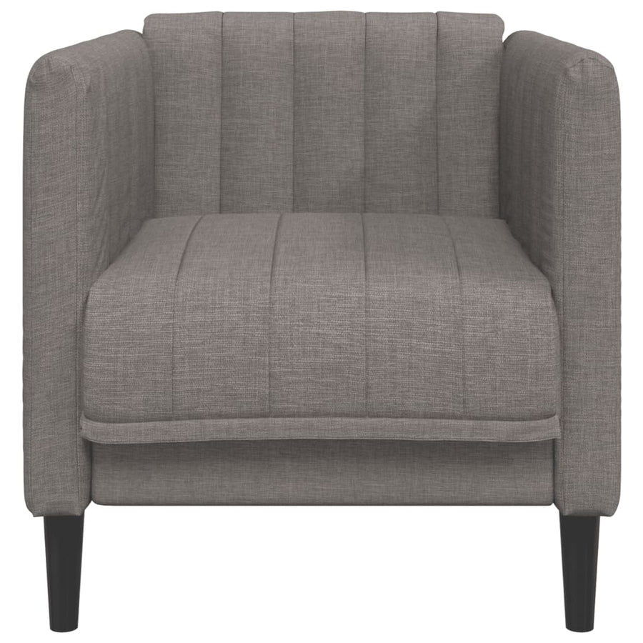 Fauteuil stof taupe