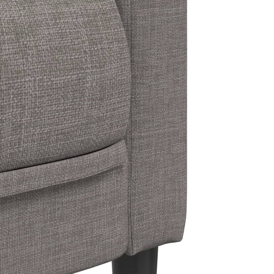 Fauteuil stof taupe