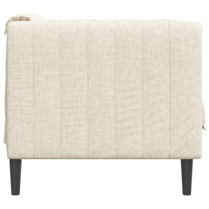 Fauteuil stof crèmekleurig