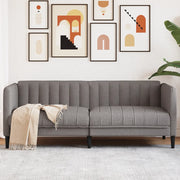 Tweezitsbank stof 176x76,5x74,5 cm taupe