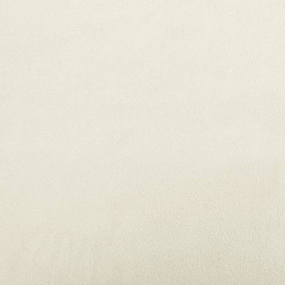 Bank met kussens 2-zits fluweel crèmekleurig