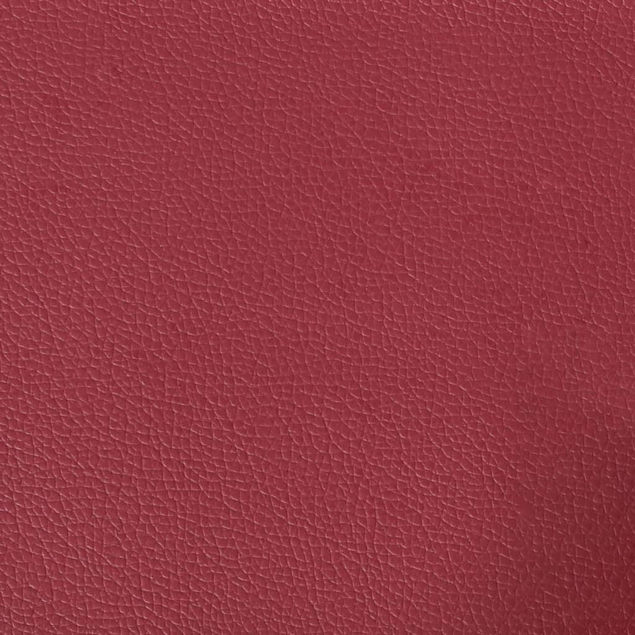 Fauteuil Chesterfield-stijl kunstleer wijnrood