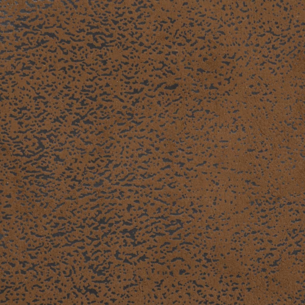 Driezitsbank Chesterfield-stijl met bolsters kunstsuède bruin