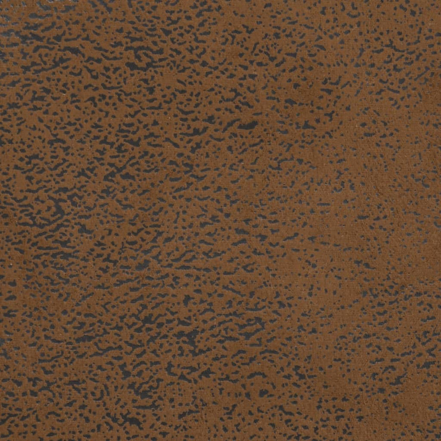 Driezitsbank Chesterfield-stijl met bolsters kunstsuède bruin