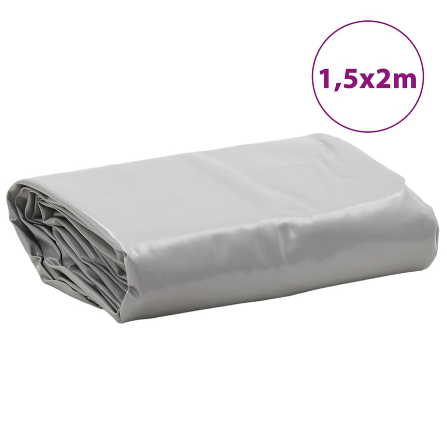 Dekzeil 600 G/M² 1,5X2 M Grijs