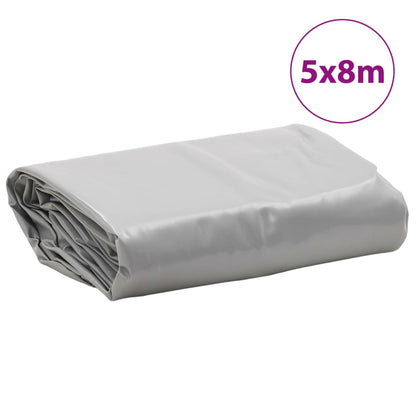 Dekzeil 600 G/M² 5X8 M Grijs