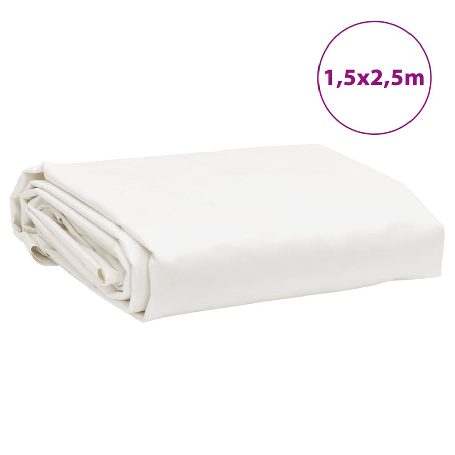 Dekzeil 600 G/M² 1,5X2,5 M Wit