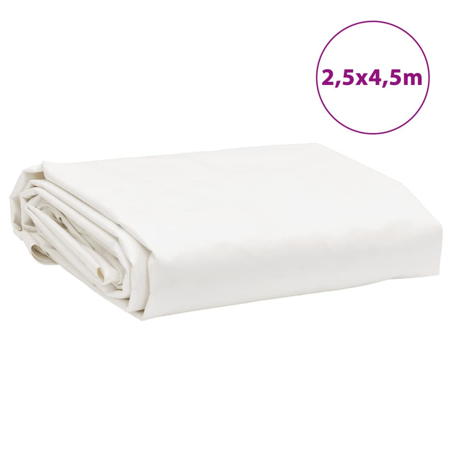 Dekzeil 600 G/M² 2,5X4,5 M Wit