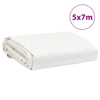 Dekzeil 600 G/M² 5X7 M Wit