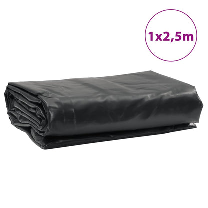 Dekzeil 600 G/M² 1X2,5 M Zwart
