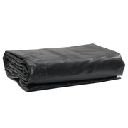 Dekzeil 1x2,5 m zwart 600 g/m²