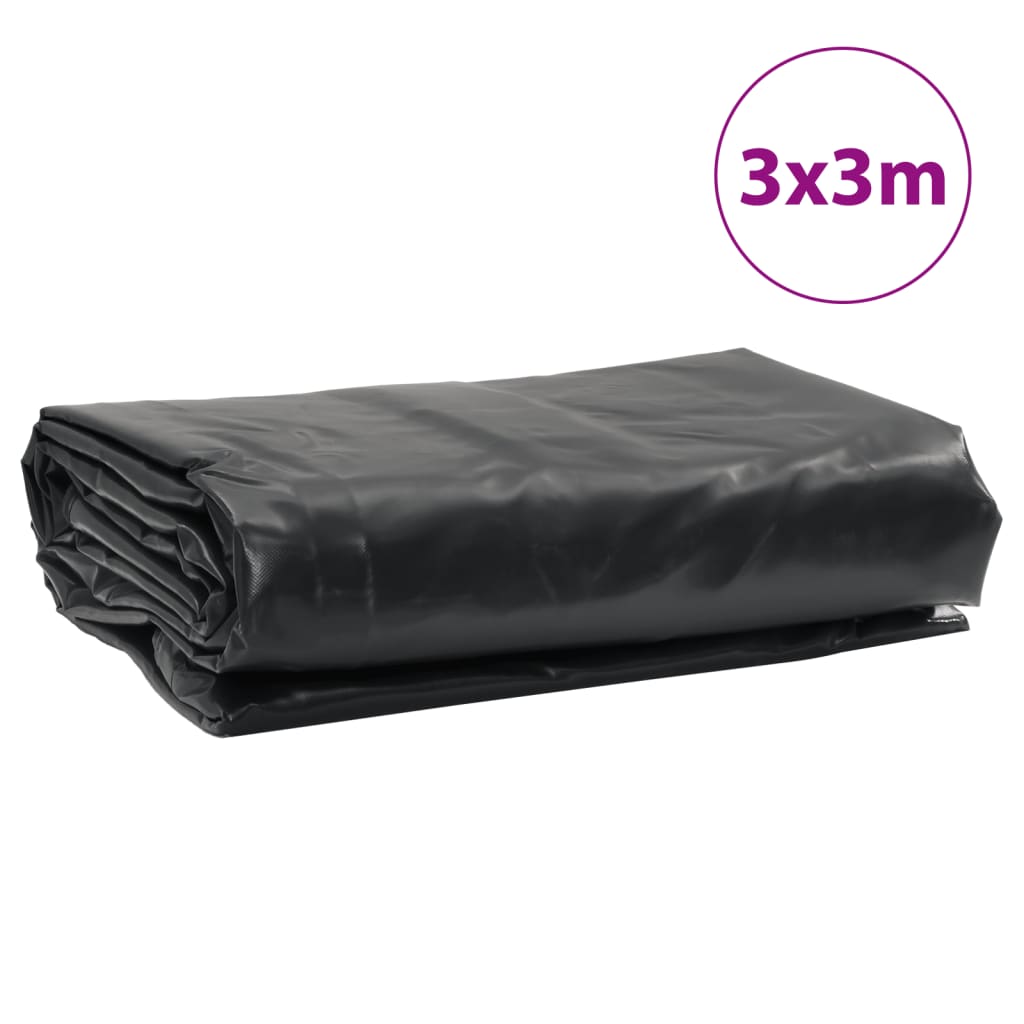 Dekzeil 600 G/M² 3X3 M Antracietkleurig