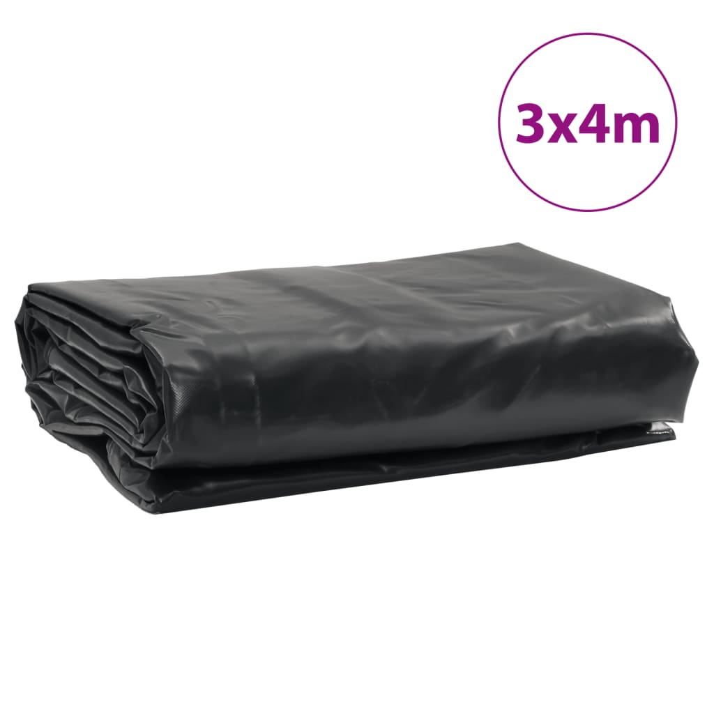 Dekzeil 600 G/M² 3X4 M Antracietkleurig