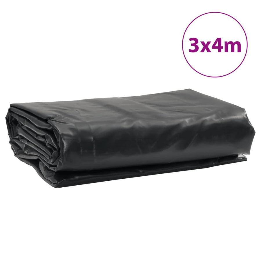 Dekzeil 600 G/M² 3X4 M Antracietkleurig
