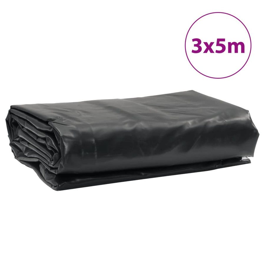 Dekzeil 600 G/M² 3X5 M Antracietkleurig