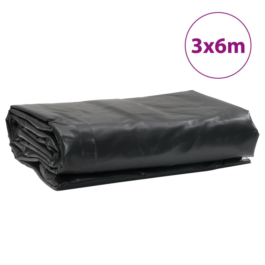 Dekzeil 600 G/M² 3X6 M Antracietkleurig