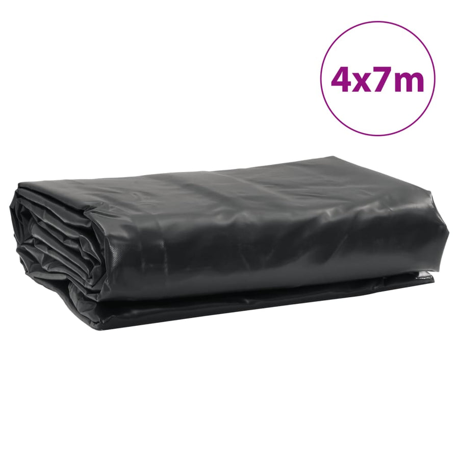 Dekzeil 600 G/M² 4X7 M Antracietkleurig