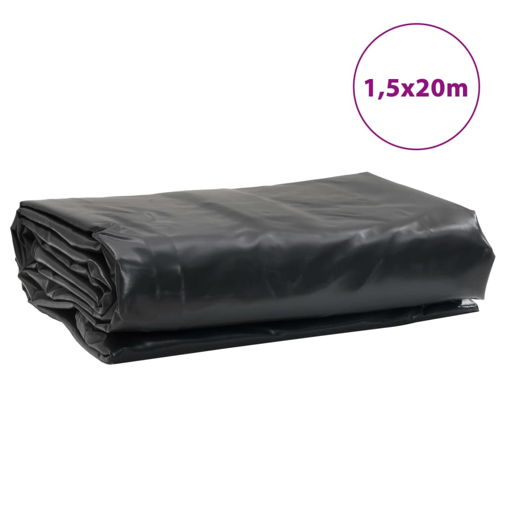 Dekzeil 600 G/M² 1,5X20 M Antracietkleurig Beige En Antraciet