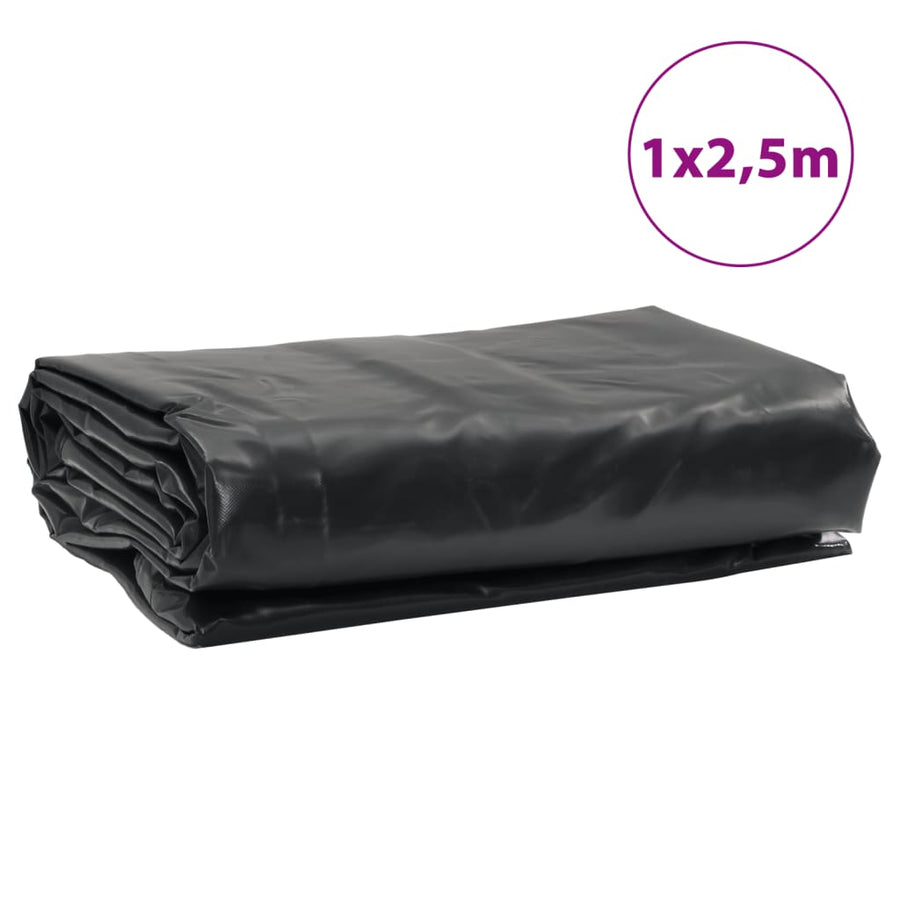 Dekzeil 600 G/M² 1X2,5 M Antracietkleurig