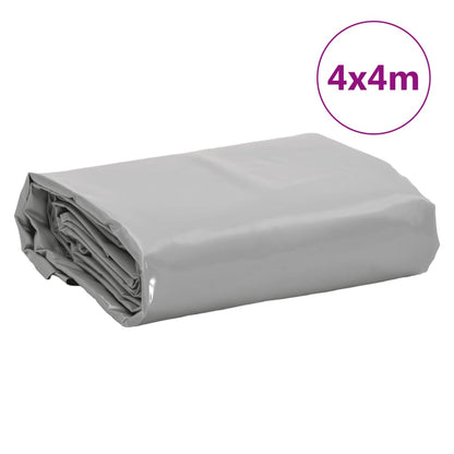 Dekzeil 600 G/M² 4X4 M Grijs