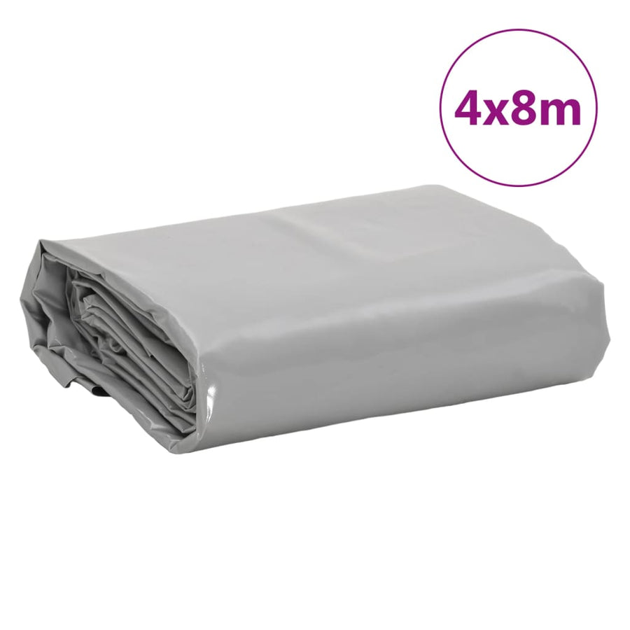 Dekzeil 600 G/M² 4X8 M Grijs