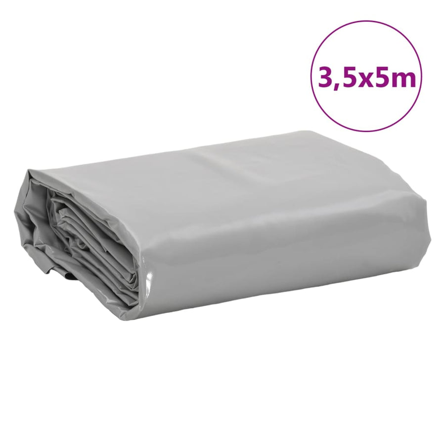 Dekzeil 600 G/M² 3,5X5 M Grijs