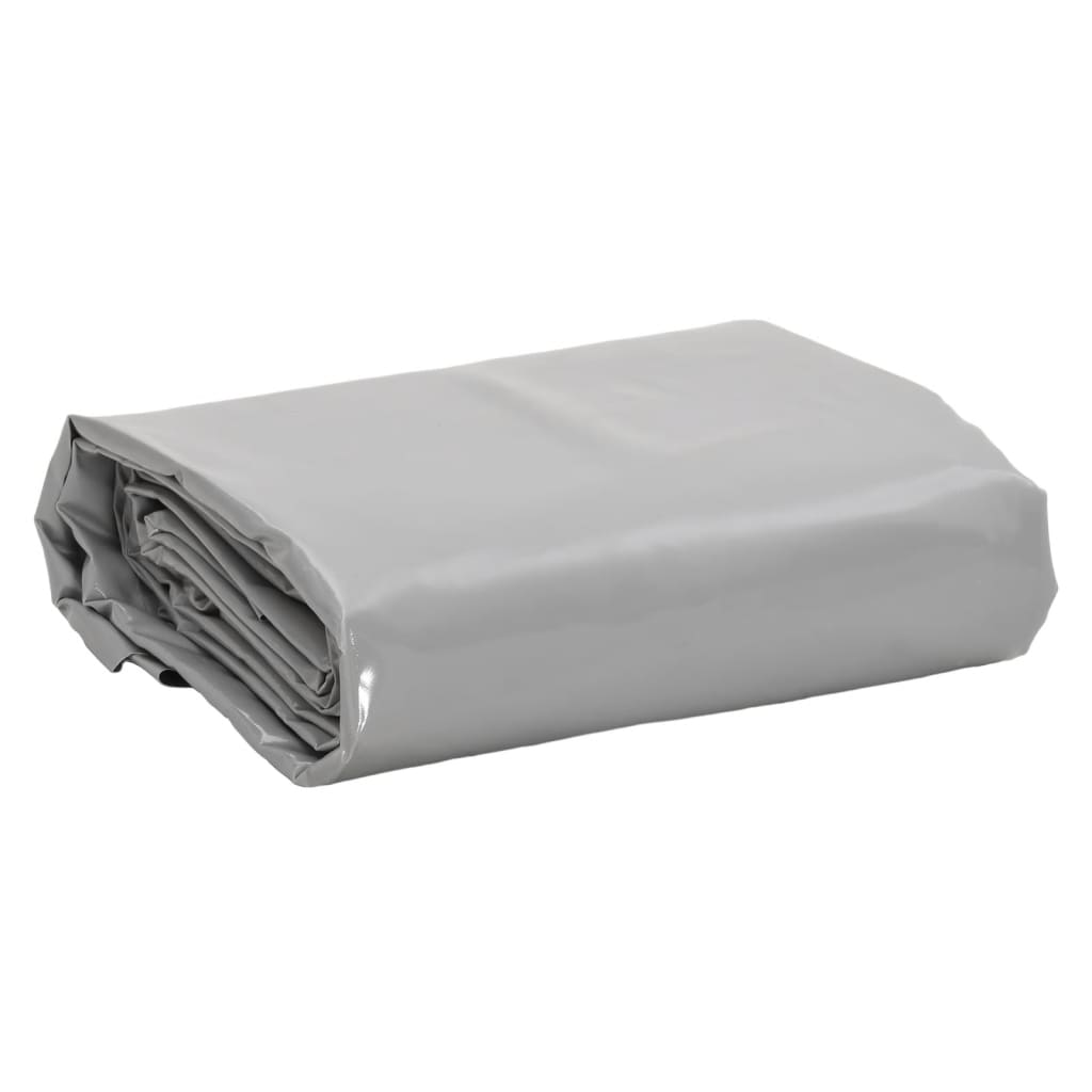 Dekzeil 650 G/M² 1,5X2,5 M 1.5 x 2.5 m Grijs