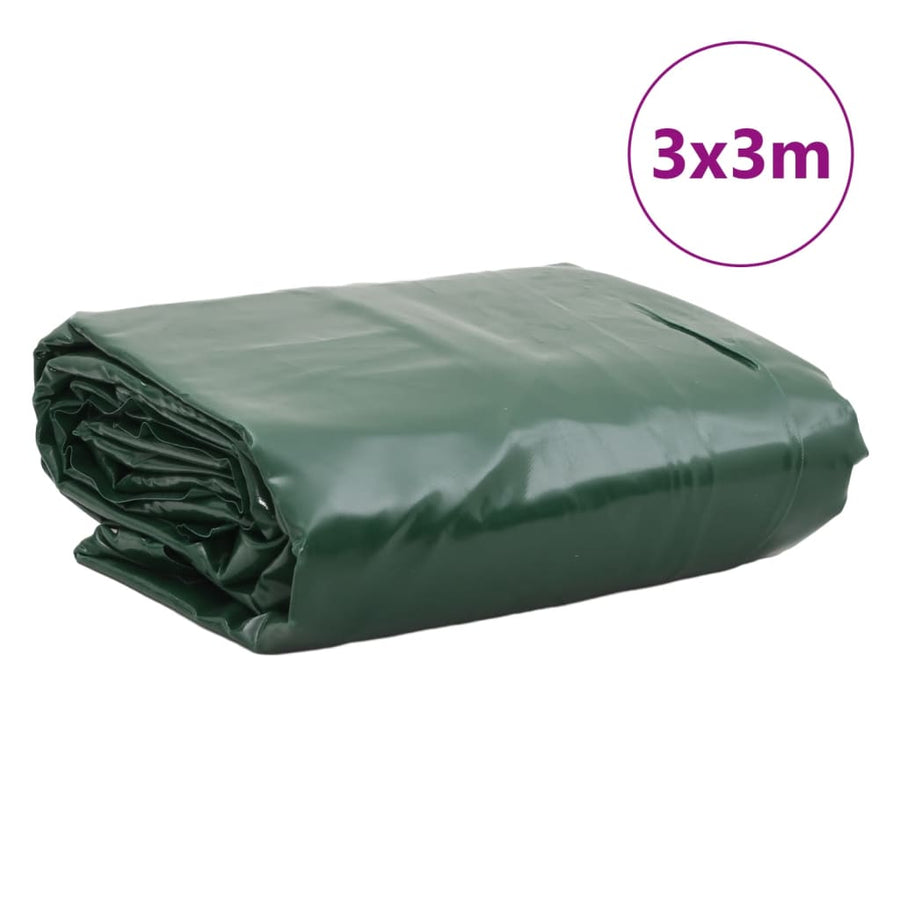 Dekzeil 600 G/M² 3X3 M Groen