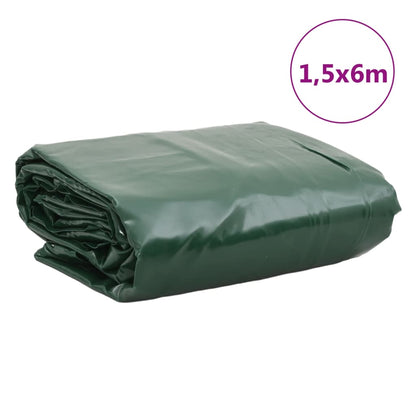 Dekzeil 650 G/M² 1,5X6 M 1.5 x 6 m Groen